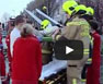 Video: Personenrettung über Drehleiter / Assistenz-Einsatz für Rotes Kreuz