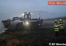 Bayern: Brand von rund 700 Strohballen -> Feuerwehr und THW im Einsatz
