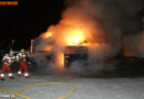 Schweiz: Zwei Lkw in Seuzach in Vollbrand