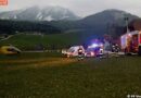 Oö: Ausleuchtarbeiten für Start des Notarzthubschraubers