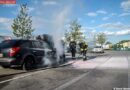 Nö: Erfolglose Löschversuche mit Handfeuerlöscher bei Pkw-Brand