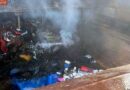 Oö: Sperrmüllcontainer im Abfallsammelzentrum in Brand geraten