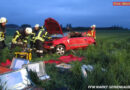 Deutschland: Crash-Rettung nach Autoüberschlag auf der B 299