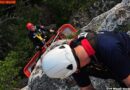Nö: Höhenrettungsgruppe übt am Mödlinger Klettersteig