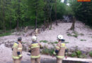 Oö: Feuerwehr Pfandl im Hochwassereinsatz