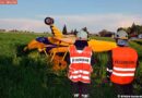 Oö: Kleinflugzeug bei Notlandung zerstört