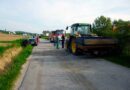 Bgld: Straße freimachen nach Unfall zwischen Traktor und Pkw