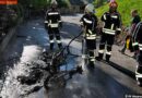 Oö: Moped bei Brand komplett zerstört