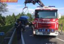 Oö: Biker auf B 124 in Tragwein mit Kastenwagen kollidiert