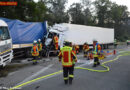 Deutschland: Unfall zwischen zwei Lkw mit zwei Verletzten auf der BAB5