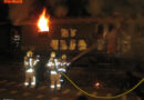 Stmk: Güterwaggon in Graz in Flammen