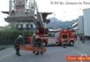 Tirol: Hauptübung der Feuerwehr St. Johann im Bezirkskrankenhaus