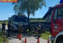 Nö: Zwei Wehren bei Ölaustritt aus Lkw in Baumgarten beschäftigt
