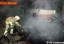 Tirol: Brand einer Überdachung in Leutasch