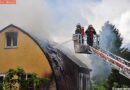 Nö: Zwei Hubrettungsgeräte bei Wohnhausbrand im Einsatz