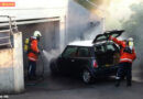 Schweiz: Heiße Grillkohle -> Zwei Autos bei Brand in Niederbüren beschädigt