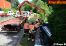 Schweiz: Mit Pkw nach Unfall in Bachbett gelandet