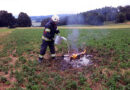 Bgld: Brand von Rest- und Sondermüll mit Kübel gelöscht