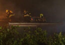 Oö: Flüssiggasflaschen setzen Gartenhütte in Steyr in Vollbrand