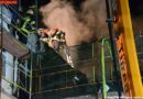 Oö: Großbrand am Dach der Hauptschule Altmünster -> 28-AS Trupps im Einsatz