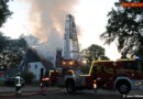 Deutschland: „Feuertaufe“ für neues Hubrettungsfahrzeug bei Dachstuhlbrand