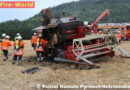 Deutschland: Fast 40 Jahre alter Mähdrescher abgebrannt