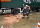 Stmk: Dieselaustritt aus Lkw am Rastparkplatz Gaishorn am See
