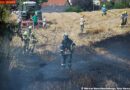Oö: Pkw ausgebrannt – Feld abgebrannt