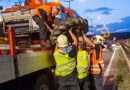 Nö: Pkw rammt Traktor auf der B37 -> Ein Schwerverletzter