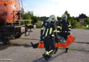 Oö: Feuerwehren üben Gefahrgutunfall auf ÖBB Bahnstrecke