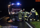 Nö: Fahrzeugüberschlag auf B 122 bei Biberbach ging glimpflich aus