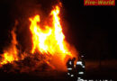 Nö: Hackgut in Kleinhöflein auf Feld in Vollbrand