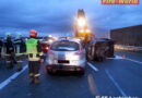 Oö: Drei Fahrzeuge bei Unfall auf A1 bei Vorchdorf beteiligt