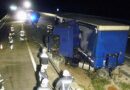 Oö: 400 Liter Diesel bei Unfall auf der A8 ausgeflossen