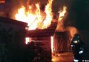 Oö: Gebäude im Stadtteil Lichtenegg im Vollbrand