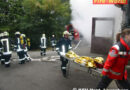 Deutschland: Großübung von Feuerwehren und DRK in Alt Mölln