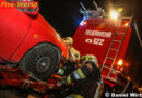 Nö: Fahrzeugbergung nach mehrfachem Überschlag in Bad Vöslau