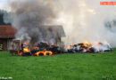 Schweiz: Vollbrand eines Strohfuders in Kerns