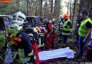 T: Fahrzeugabsturz bei der Einsiedelei -> Frau schwer verletzt