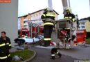 Oö: Personenrettung durch die Feuerwehr aus dem 3. Stock