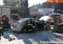 Oö: Auto-Motorbrand in Kremsmünster rasch abgelöscht