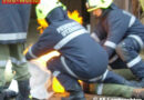 Oö: Großangelegte Herbstübung mit 11 Feuerwehren in Lambrechten