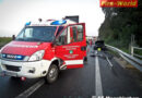 Stmk: Auto schleudert bei Mooskirchen gegen Klein-Lkw und Leitschiene