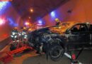 Stmk: Nächtlicher Verkehrsunfall im Tunnel Spital am Semmering