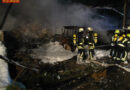 Deutschland: Zwei Feuerwehrleute bei Scheunengroßbrand verletzt