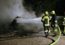 Oö: Nächtlicher Vollbrand einer Hütte