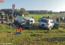 Nö: Personenrettung nach schwerem Unfall auf der B 122 in Biberbach
