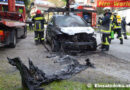Nö: Fahrzeugbrand in Gloggnitz – Stuppachgraben
