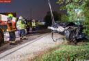 Nö: Cabrio rammte Verteilerkasten -> Lenker schwer verletzt
