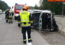 Oö: Pkw-Unfall auf der A1 bei Laakirchen